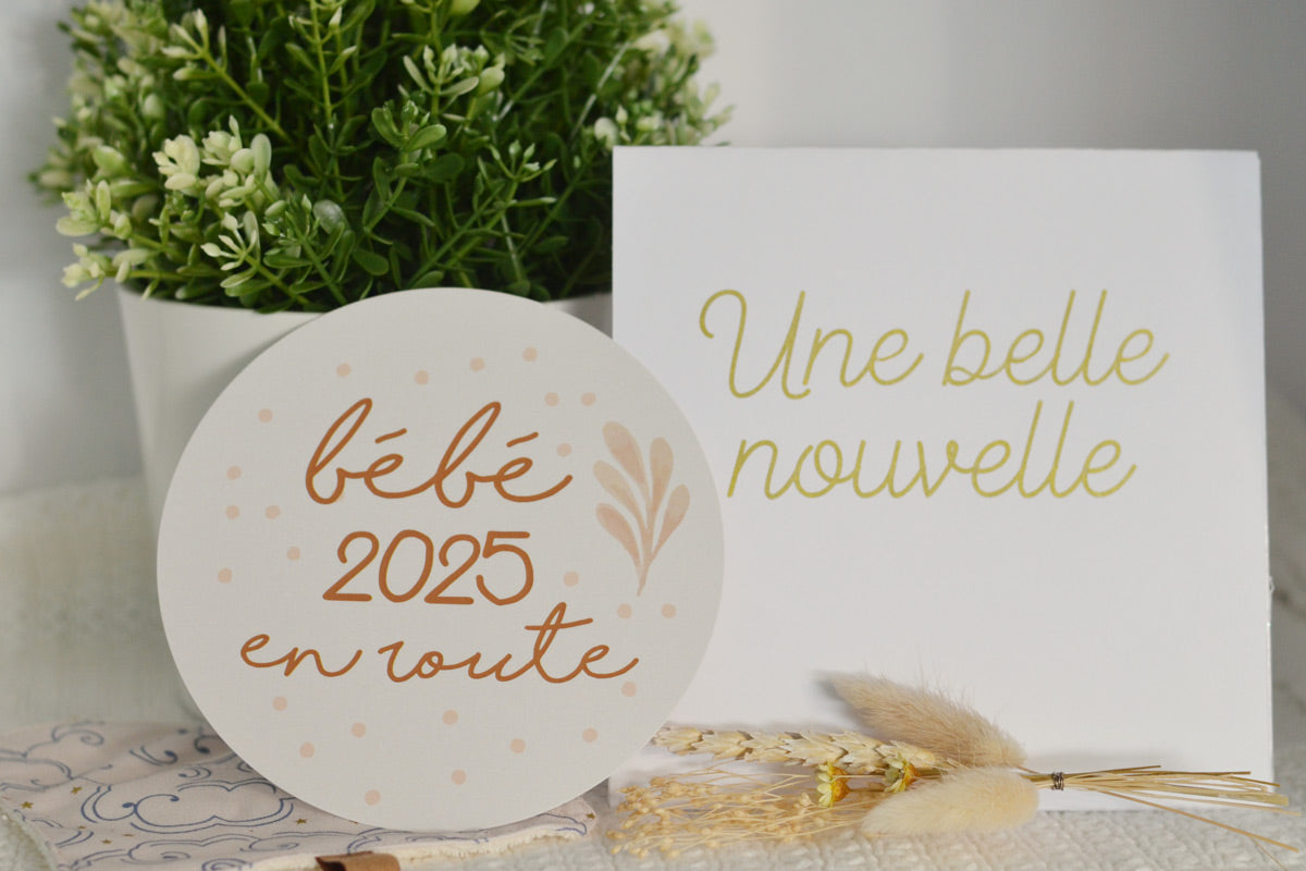 Pastille BÉBÉ 2025 EN ROUTE - Collection 2024